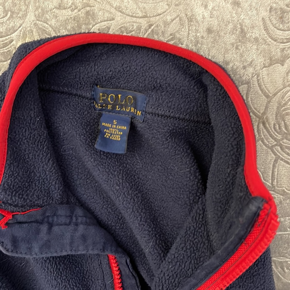 Polo by Ralph Lauren navy sweater jacket - Picture 3 of 3